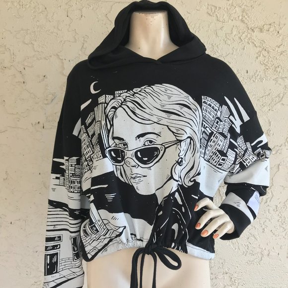 Zara Tops - Zara x Ana Mushell Sweatshirt Hoodie